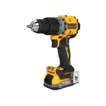 DEWALT Akumulátorový vŕtací skrutkovač 18 V bez uhlíkovej kefky (1 x 1,7 Ah batéria + nabíjačka + TSTAK) DCD805E1T
