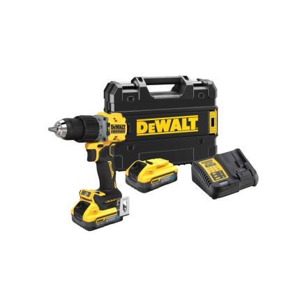 DEWALT Aku skrutkovač 18 V bez uhlíkovej kefky (2 x 5,0 Ah batéria + nabíjačka + TSTAK) DCD805H2T
