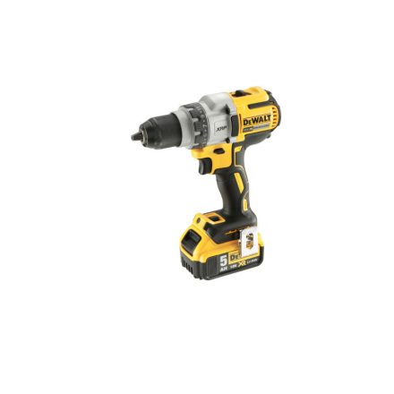 DEWALT Akumulátorový vŕtací skrutkovač 18 V bez uhlíkovej kefky (2 x 5,0 Ah akumulátor + nabíjačka) DCD991P2
