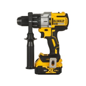 DEWALT Akumulátorová príklepová vŕtačka 18 V bez uhlíkovej kefky (2 x 5,0 Ah akumulátor + nabíjačka) DCD996P2   DEWALT Akumulátorová príklepová vŕtačka 18 V bez uhlíkovej kefky (2 x 5,0 Ah akumulátor + nabíjačka) DCD996P2