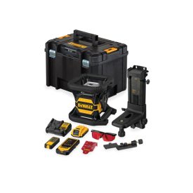 DEWALT Akumulátorový rotačný laser 18 V (červený) (1 x 2,0 Ah batéria + nabíjačka + TSTAK) DCE080D1RS   DEWALT Akumulátorový rotačný laser 18 V (červený) (1 x 2,0 Ah batéria + nabíjačka + TSTAK) DCE080D1RS