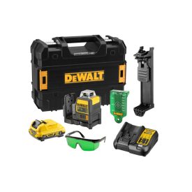 DEWALT Akumulátorový krížový čiarový laser 18 V (zelený) (1 x 2,0 Ah batéria + nabíjačka) DCE0811D1G   DEWALT Akumulátorový krížový čiarový laser 18 V (zelený) (1 x 2,0 Ah batéria + nabíjačka) DCE0811D1G