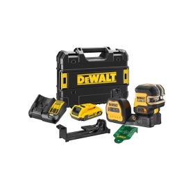 DEWALT Akumulátorový bodový a čiarový laser 12-18 V (zelený) (1 x 2,0 Ah batéria + nabíjačka) DCE825D1G18   DEWALT Akumulátorový bodový a čiarový laser 12-18 V (zelený) (1 x 2,0 Ah batéria + nabíjačka) DCE825D1G18