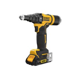 DEWALT Akumulátorový nýtovač bezuhlíkový 18 V (2 x 2,0 Ah batéria + nabíjačka, TSTAK)   DEWALT Akumulátorový nýtovač bezuhlíkový 18 V (2 x 2,0 Ah batéria + nabíjačka, TSTAK)