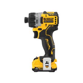 DEWALT Akumulátorový skrutkovač 12 V bez uhlíkovej kefky (2 x 2,0 Ah batérie + nabíjačka) DCF601D2   DEWALT Akumulátorový skrutkovač 12 V bez uhlíkovej kefky (2 x 2,0 Ah batérie + nabíjačka) DCF601D2