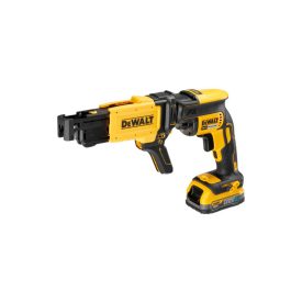 DEWALT Akumulátorový sadrokartónový skrutkovač + zásobník 18 V bez uhlíkovej kefy (1 x 1,7 Ah batéria + TSTAK) DCF6   DEWALT Akumulátorový sadrokartónový skrutkovač + zásobník 18 V bez uhlíkovej kefy (1 x 1,7 Ah batéria + TSTAK) DCF6