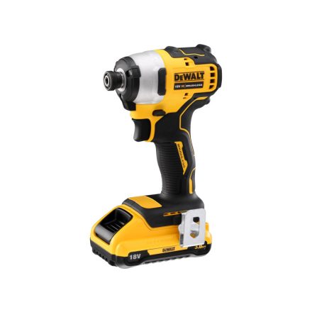 DEWALT Akumulátorový rázový uťahovák 18 V bez uhlíkovej kefky (2 x 3,0 Ah batéria + nabíjačka + TSTAK) DCF809L2T