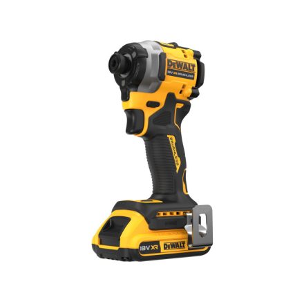 DEWALT Akumulátorový rázový uťahovák 18 V bez uhlíkovej kefky (2 x 2,0 Ah batéria + nabíjačka + TSTAK) DCF850D2T