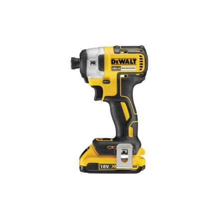 DEWALT Akumulátorový rázový uťahovák 18 V bez uhlíkovej kefky (2 x 2,0 Ah batéria + nabíjačka) DCF887D2