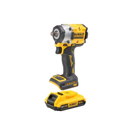 DEWALT Akumulátorový rázový uťahovák 18 V (2 x 2,0 Ah batéria + nabíjačka + TSTAK) DCF921D2T
