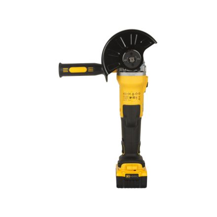 DEWALT Akumulátorová uhlová brúska 125 mm 18 V bez uhlíkovej kefky (3 x 5,0 Ah akumulátor + nabíjačka + TSTAK) DCG405P