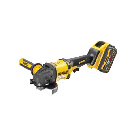 DEWALT Akumulátorová uhlová brúska 125 mm 18 V bez uhlíkovej kefky (2 x 6,0 Ah akumulátor + nabíjačka) DCG418T2