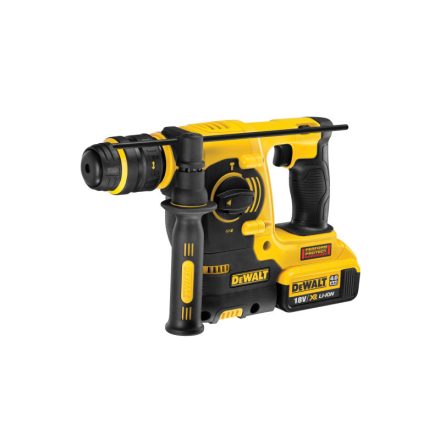 DEWALT Akumulátorová vŕtačka s príklepom 18 V (2 x 4,0 Ah batérie + nabíjačka) DCH254M2