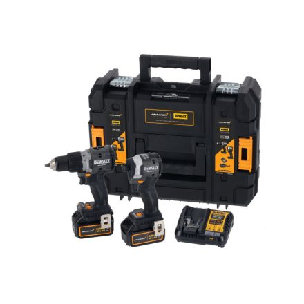 DEWALT/McLaren Nabíjateľný set 18 V (DCD85M + DCF85M + TSTAK + 2 x 5,0 Ah baterka + nabíjačka)