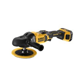 DEWALT Akumulátorová leštička 18 V (2 x 5,0 Ah batérie + nabíjačka) DCM849P2   DEWALT Akumulátorová leštička 18 V (2 x 5,0 Ah batérie + nabíjačka) DCM849P2