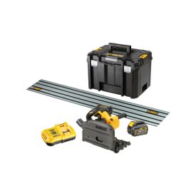 DEWALT Akumulátorová ponorná kotúčová píla 54 V bez uhlíkovej kefy (2 x 6,0 Ah akumulátor + nabíjačka + koľajnica) DCS520T2R   DEWALT Akumulátorová ponorná kotúčová píla 54 V bez uhlíkovej kefy (2 x 6,0 Ah akumulátor + nabíjačka + koľajnica) DCS520T2R