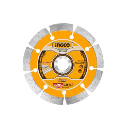 INGCO Diamantový rezací kotúč 125 x 10 x 22,2 mm segmentovaný