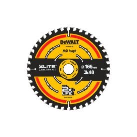 DEWALT ELITE Pílový disk na drevo 165 x 20 x 1,65 mm / 40T DEWALT ELITE Pílový disk na drevo 165 x 20 x 1,65 mm / 40T