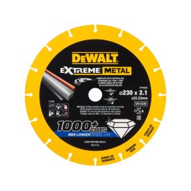 DEWALT EXTREME METAL Diamantová rezacia kotúč na kov 230 x 2,1 x 22,2 mm (kov/alu/inox)   DEWALT EXTREME METAL Diamantová rezacia kotúč na kov 230 x 2,1 x 22,2 mm (kov/alu/inox)