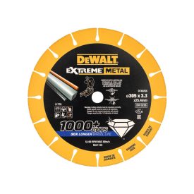 DEWALT EXTREME METAL Diamantový rezný kotúč na kovy 300 x 3,3 x 25,4 mm (kov/alu/inox)   DEWALT EXTREME METAL Diamantový rezný kotúč na kovy 300 x 3,3 x 25,4 mm (kov/alu/inox)
