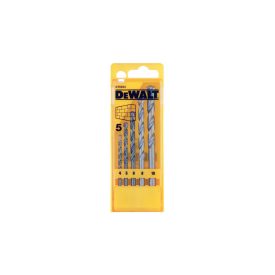 DEWALT Sada vŕtacích nástrojov na kameň 5 dielna valcová (4 -10 mm)   DEWALT Sada vŕtacích nástrojov na kameň 5 dielna valcová (4 -10 mm)