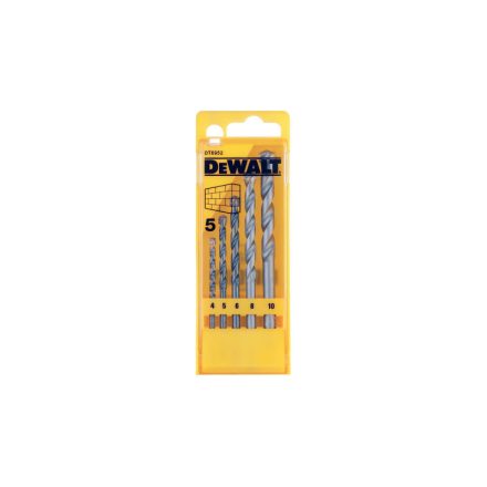 DEWALT Sada vŕtacích nástrojov na kameň 5 dielna valcová (4 -10 mm)