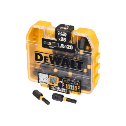 DEWALT Flextorq bitka T20 x 25 mm v Tough Case krabici (25 ks)