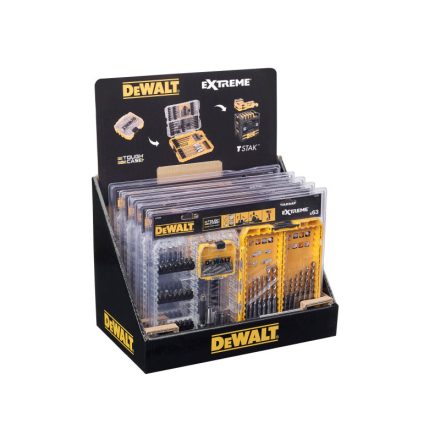 Sada vrtákov a vrtákov DEWALT 63 kusov