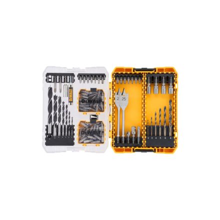DEWALT TOUGHCASE Sada bitov a vrtákov 100 kusov (PH,PZ)