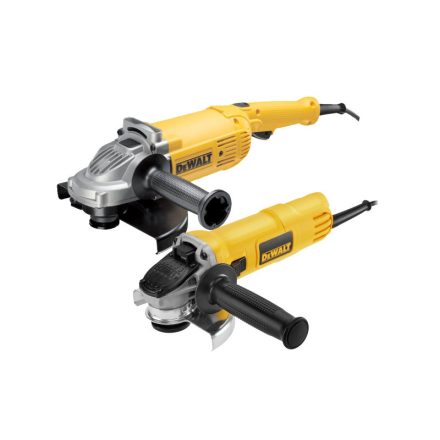 DEWALT Sada uhlových brúsok 125 mm / 900 W DWE4157 + 230 mm / 2200 W DWE492