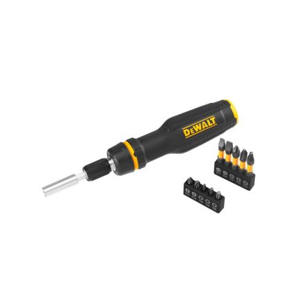DEWALT Račňový skrutkovač so sadou bitov