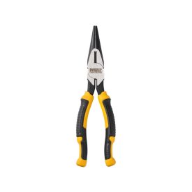 DEWALT Dlhonoskové kliešte priame 200 mm (ošetrené laserom)   DEWALT Dlhonoskové kliešte priame 200 mm (ošetrené laserom)