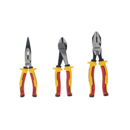 DEWALT Sada klieští 3 kusy izolované do 1000 V (tvrdosť laserom)