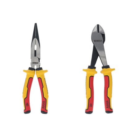 DEWALT Sada kliesťov 2 kusy izolované do 1000 V (kalené laserom)