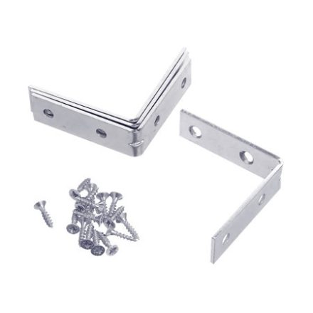 INGCO Kútikové spojovacie plechy 20 x 20 mm (4 ks)