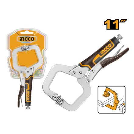 INGCO C-kliešte s automatickým zamykaním 280 mm CrV