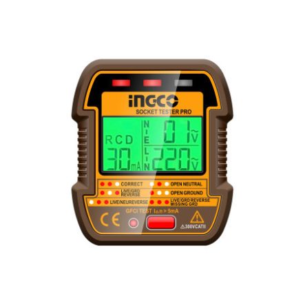 INGCO Tester zástrčiek 30 mA