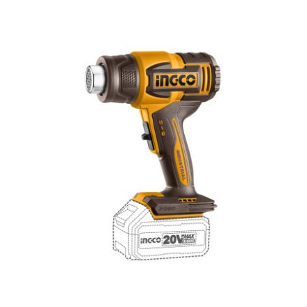 INGCO Akumulátorový horák 550°C 20 V (bez batérie a nabíjačky)