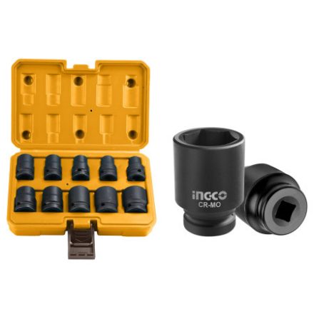 INGCO Sada kľúčov do stroja 10 kusov 1/2" 10-24 mm CrMo