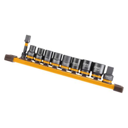 INGCO Sada nástrčných kľúčov 10 dielna 3/8" 8-19 mm CrMo