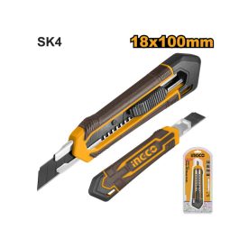 INGCO Nož s lámavými čepeľami 18 mm automatický INGCO Nož s lámavými čepeľami 18 mm automatický