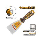 INGCO Špachtle 60 mm inox s mäkkou rukoväťou