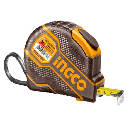 INGCO Meracie pásmo 5 m x 25 mm pogumované