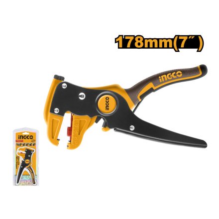 INGCO Automatické strihačky a odizolovacie kliešte 175 mm 0,5-6 mm nerez
