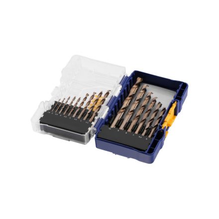 IRWIN Sada vrtákov 15 dielna Cobalt valcová (1,5-10 mm)