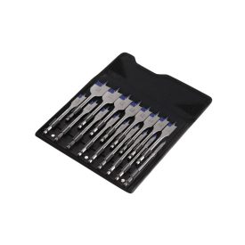 IRWIN Sada plochých drevených vrtákov 17 kusov bit Blue Groove 4x   IRWIN Sada plochých drevených vrtákov 17 kusov bit Blue Groove 4x