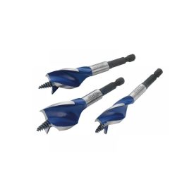 IRWIN Sada drevených vrtákov 3 kusy bit Blue Groove 6x IRWIN Sada drevených vrtákov 3 kusy bit Blue Groove 6x