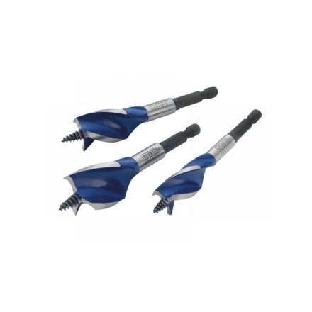 IRWIN Sada drevených vrtákov 3 kusy bit Blue Groove 6x