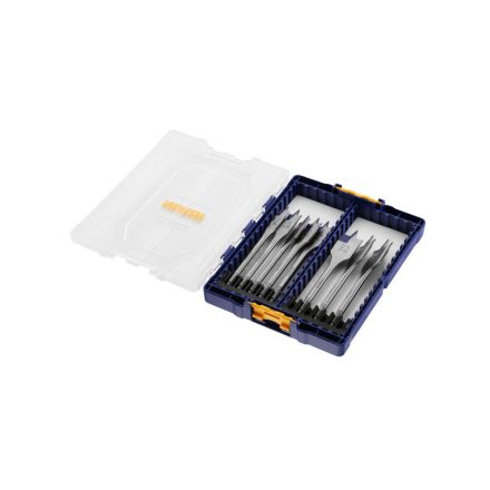 IRWIN Sada plochých vrtákov na drevo 8 kusov bit Blue Groove 4x (12-32 mm)