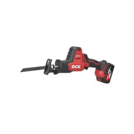 DCK Akkus szablyafűrész szénkefe nélküli 20 V (2 x 4,0 akku + töltő)   DCK Akkus szablyafűrész szénkefe nélküli 20 V (2 x 4,0 akku + töltő)